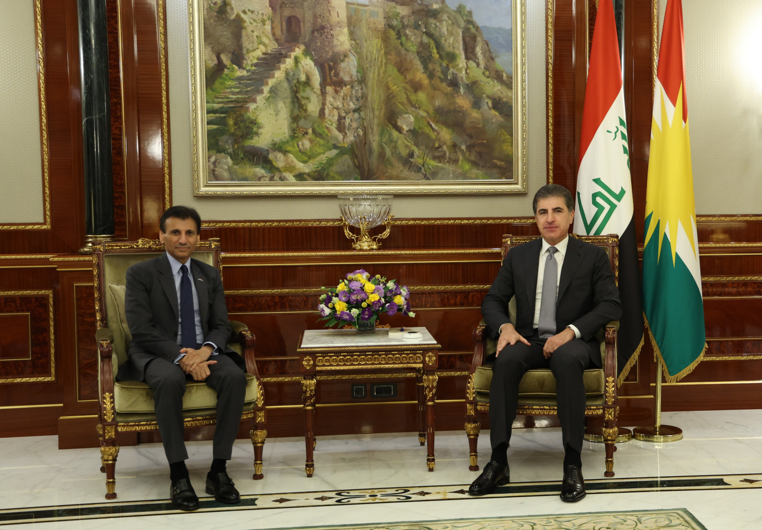 President Nechirvan Barzani Meets with the New UNSG Special Representative Dr. Mohamed Al-Hassan