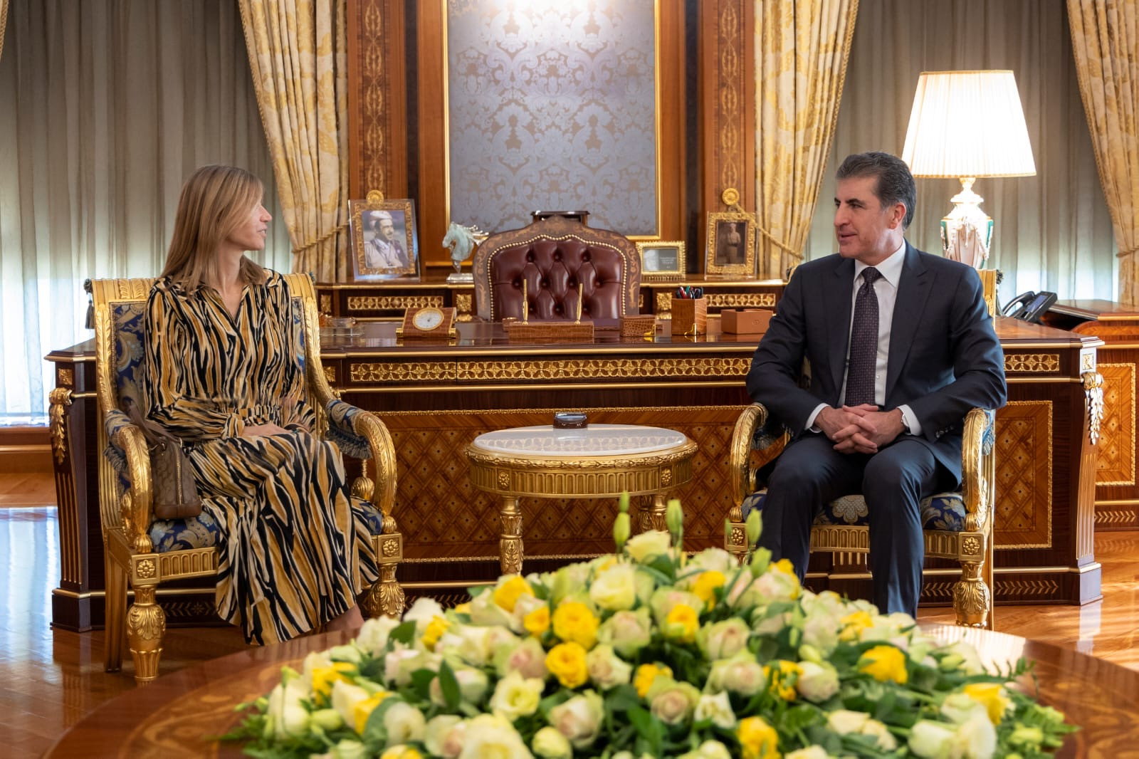 President Nechirvan Barzani Welcomes New Ambassador of Spain to Iraq