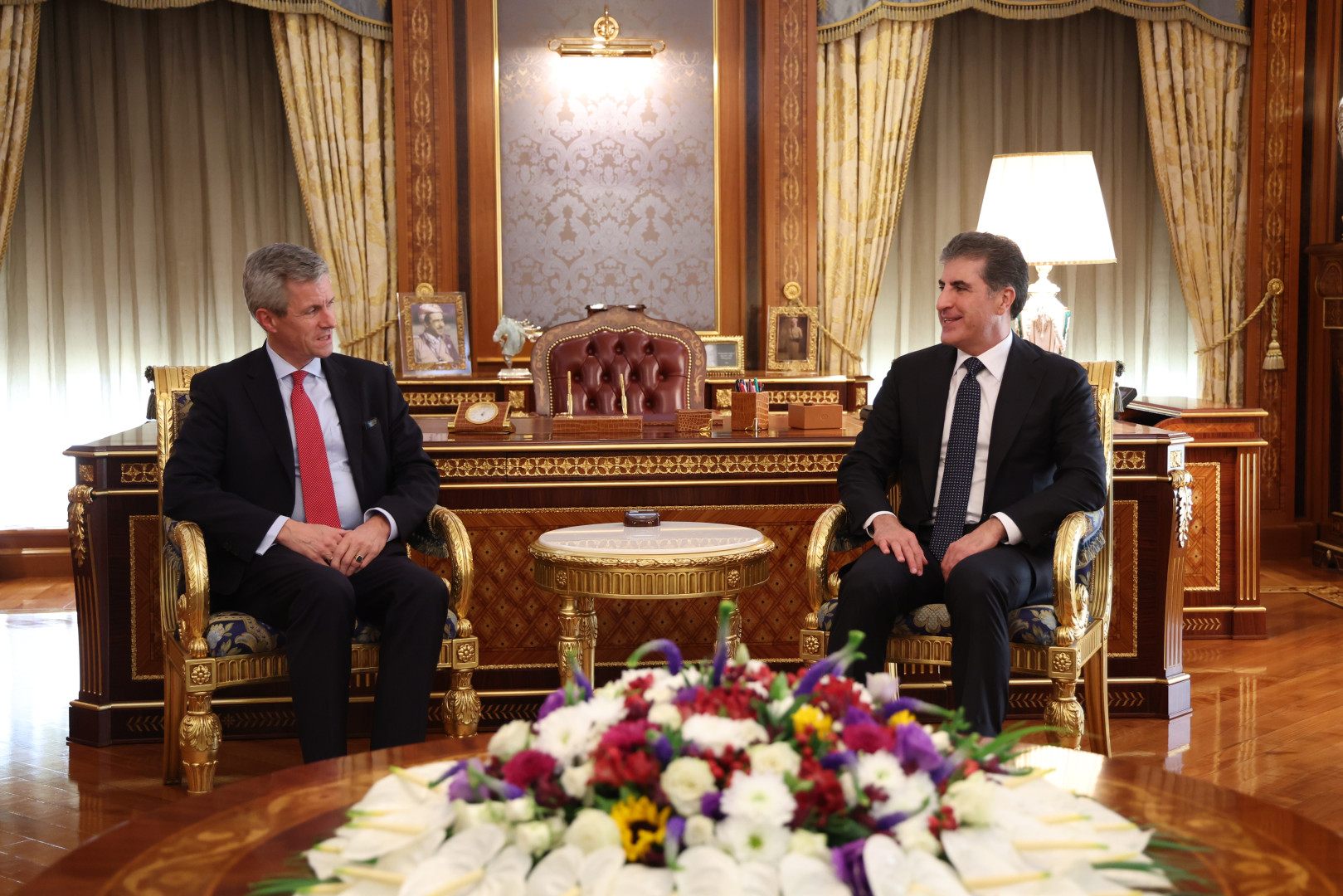 President Nechirvan Barzani welcomes Consul General of Germany