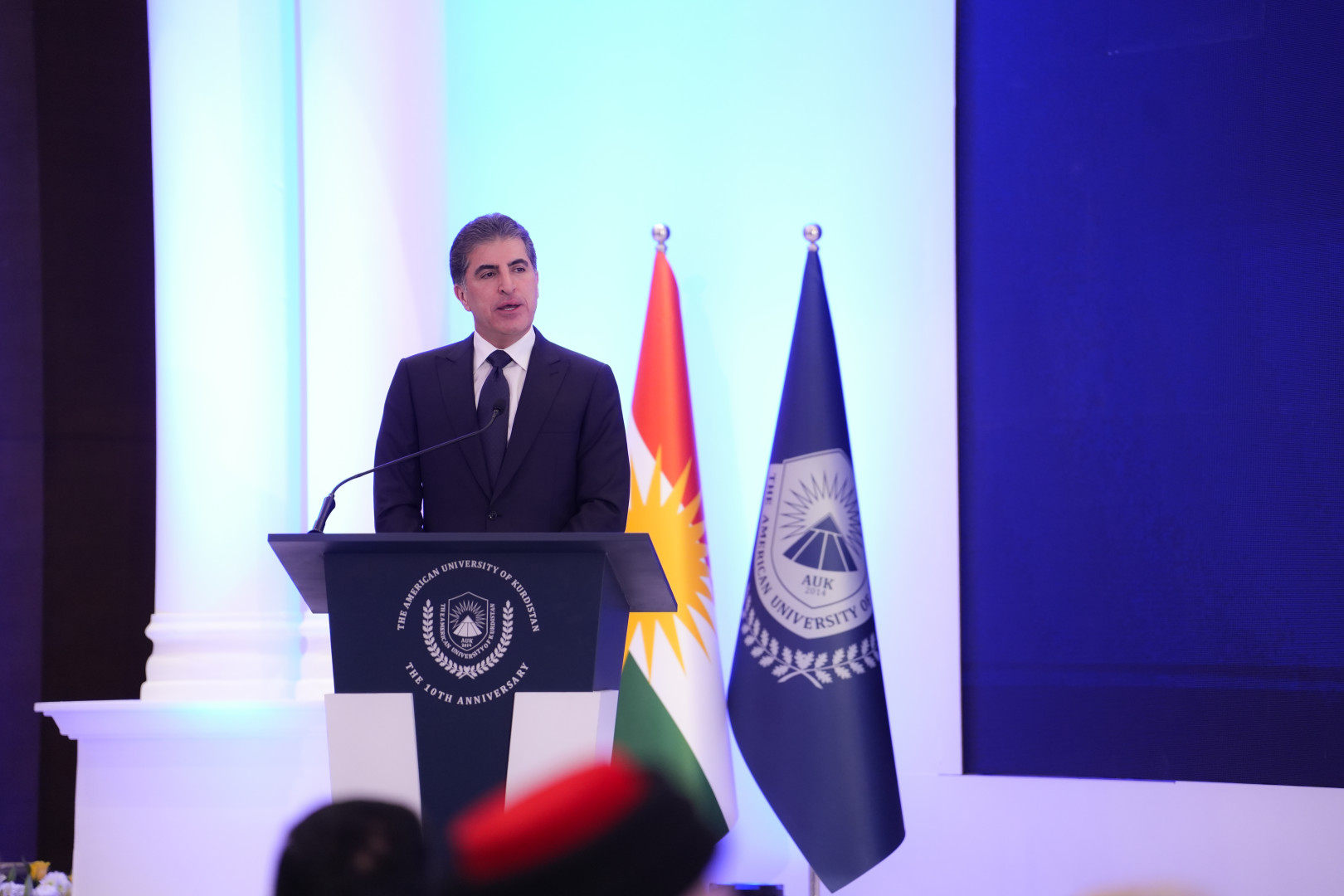 President Nechirvan Barzani attends the 10th Anniversary of the American University of Kurdistan