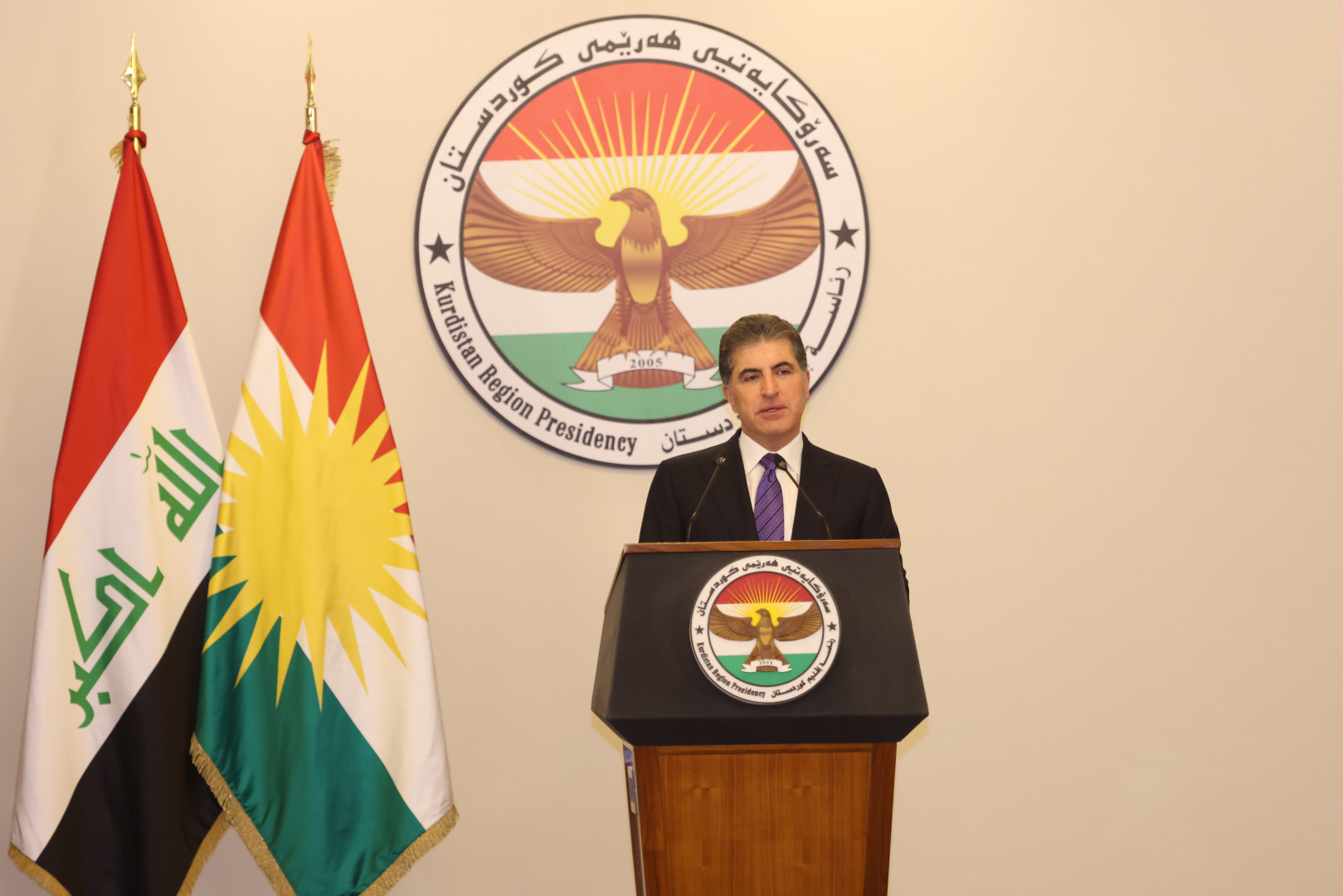 President Nechirvan Barzani: The Peshmerga must function as a national entity, devoid of political and party influences