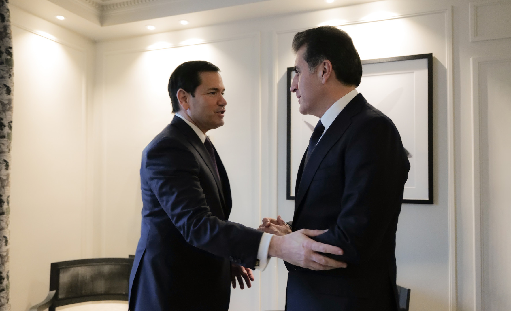 Serok Nêçîrvan Barzanî û Wezîrê Derve yê Amerîkayê Civiyan