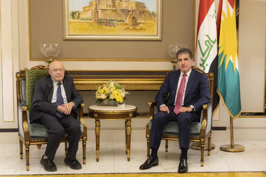 President Nechirvan Barzani meets İsmail Beşikçi