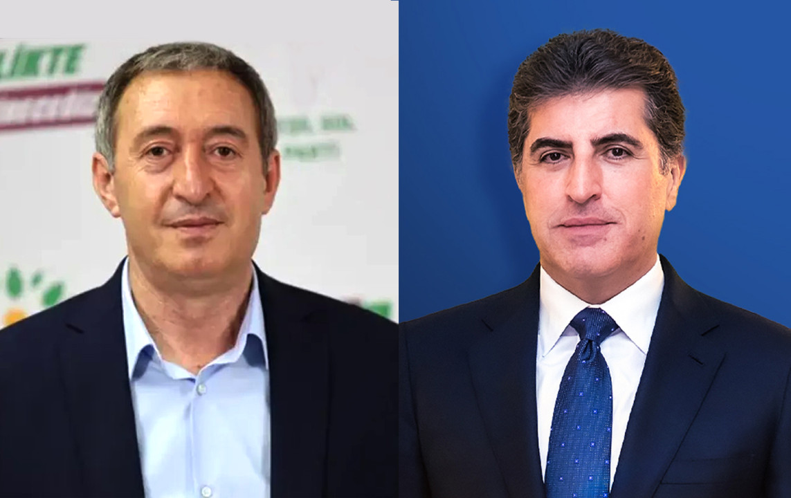 Hevserokê DEM Partiyê pîrozbahî li serok Nêçîrvan Barzanî kir