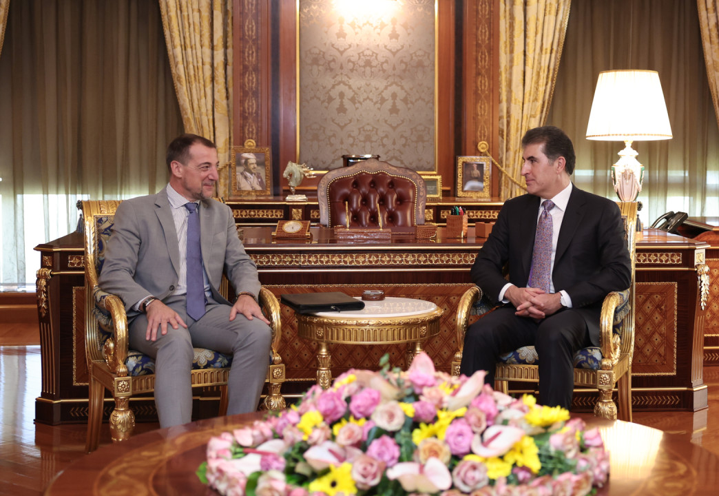 President Nechirvan Barzani receives Consul General of France