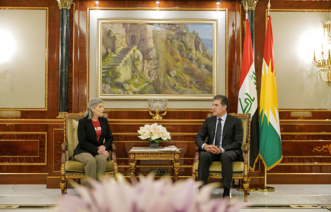 سەرۆک نێچیرڤان بارزانی لەگەڵ سیناتۆرێکی کۆماریی ئەمەریکی کۆبووەوە