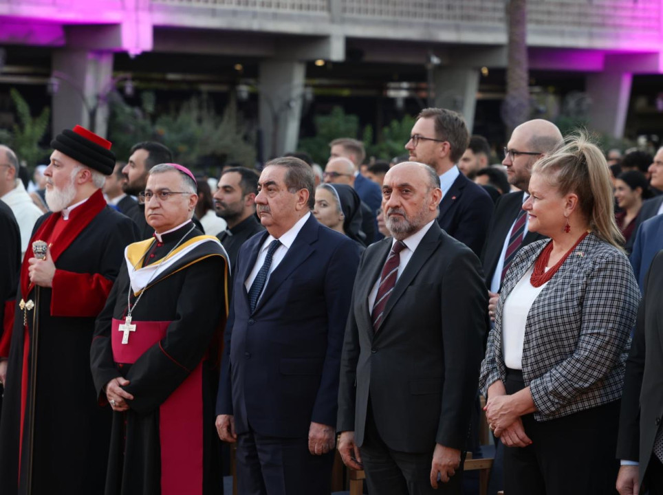 سەرۆکی دیوان لە ڕێوڕەسمی دەرچوونی قوتابیانی زانكۆی كاتۆلیكی ـدا بەشداریی کرد