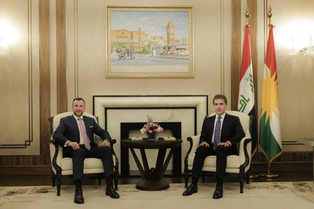 الرئيس نيجيرفان بارزاني والسفير الإيطالي يبحثان أوضاع العراق وإقليم كوردستان