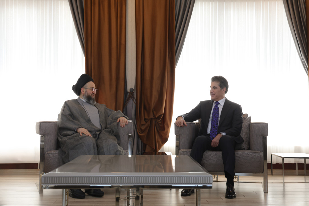 Serok Nêçîrvan Barzanî Bi Birêz Ammar El-Hakîm Re Civiya