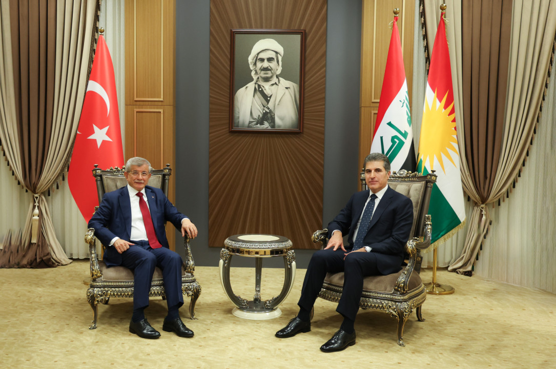 Serok Nêçîrvan Barzanî pêşwaziyê li birêz Ahmed Davudoglu kir