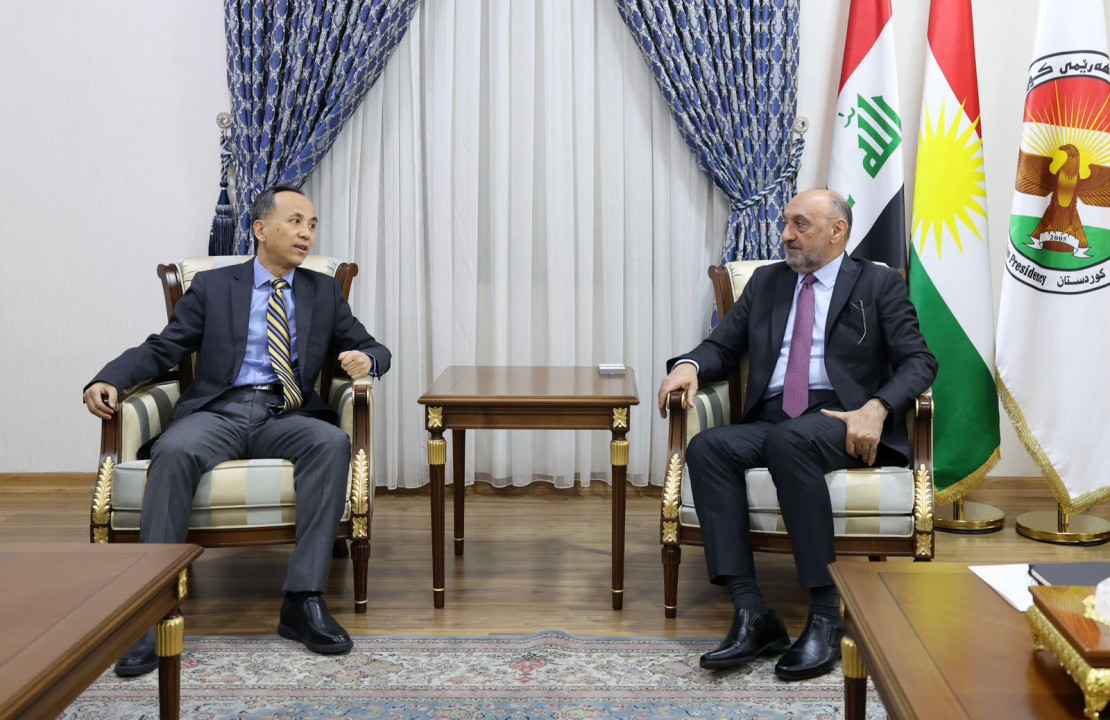 سەرۆکی دیوان و کونسوڵی گشتیی چین جەختیان لە پەرەپێدانی پەیوەندییەکان کردەوە