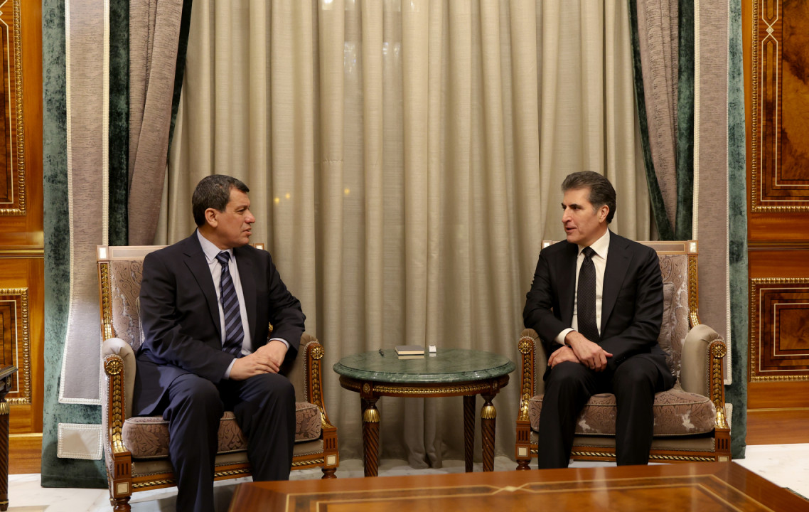 سەرۆک نێچیرڤان بارزانی و مەزڵووم عەبدی پێشهاتەکانی سووریا تاوتوێ دەکەن