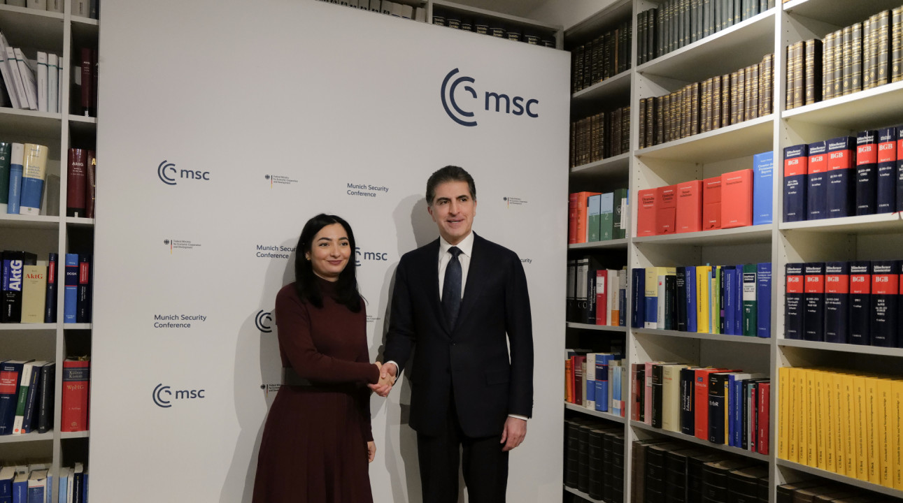 President Nechirvan Barzani meets German minister