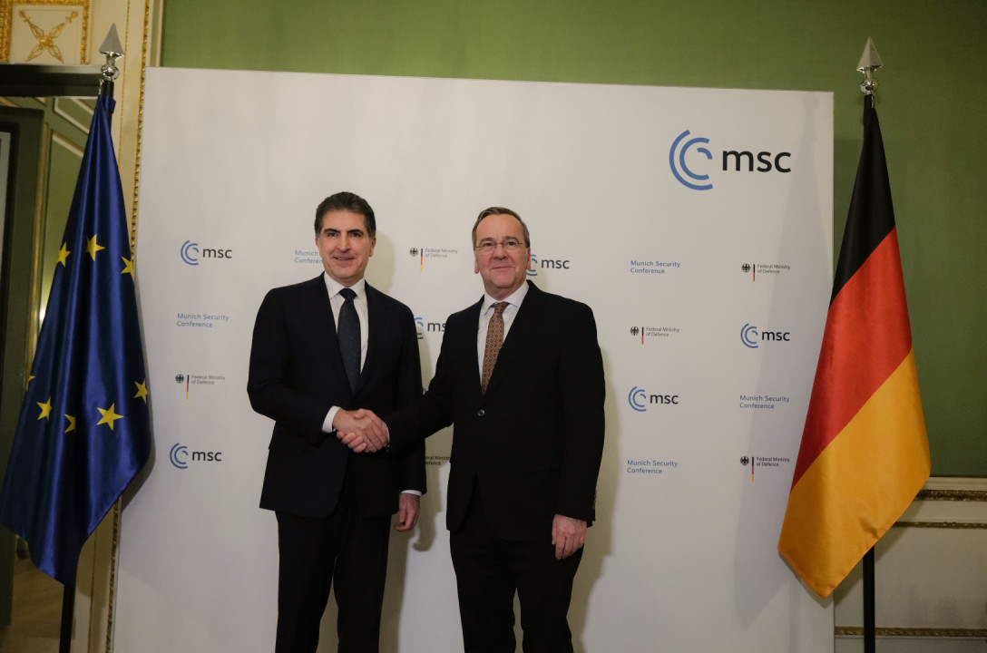 President Nechirvan Barzani and German Defense Minister discuss bilateral cooperation