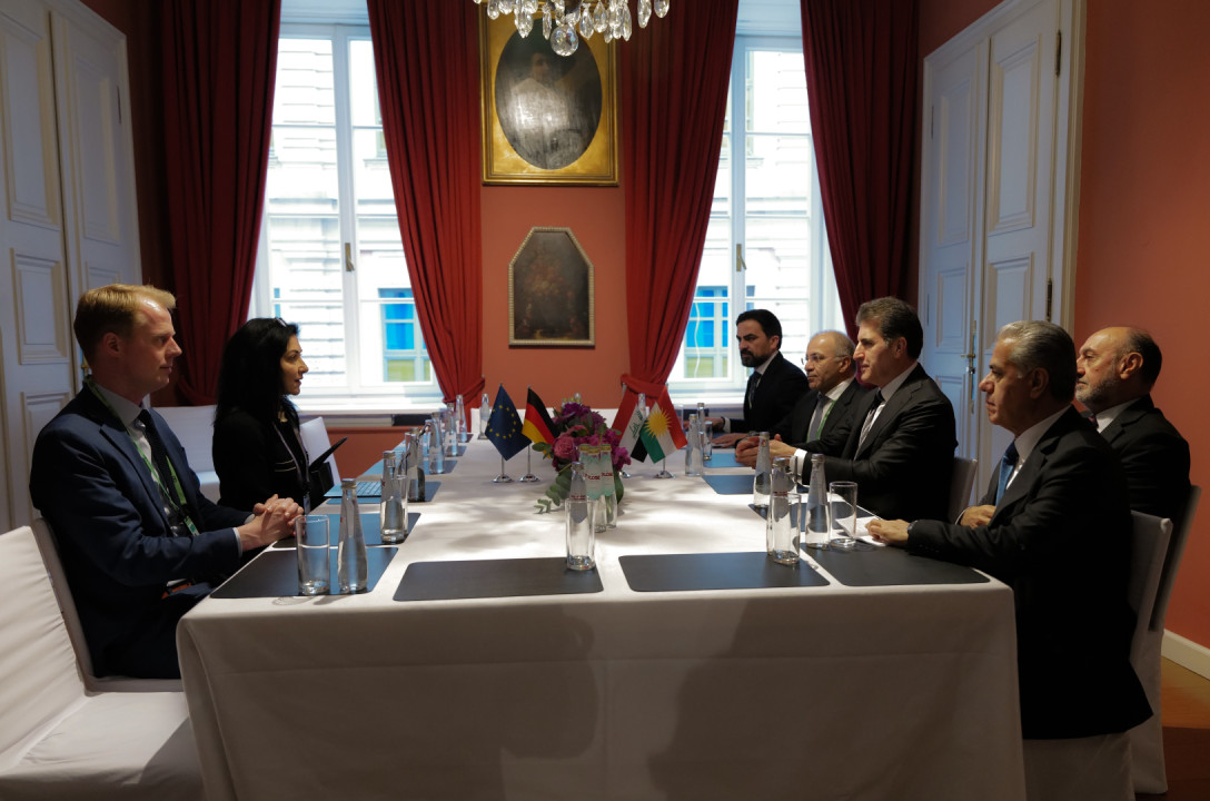 الرئيس نيجيرفان بارزاني ووزيرة الشؤون الاقتصادية والطاقة الألمانية يبحثان تطوير العلاقات