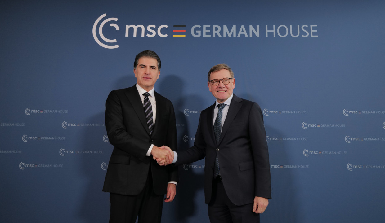 الرئيس نيجيرفان بارزاني يجتمع مع وزير الخارجية الألماني