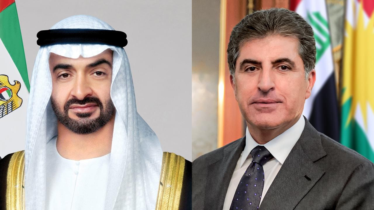 President Nechirvan Barzani holds phone call with the UAE President