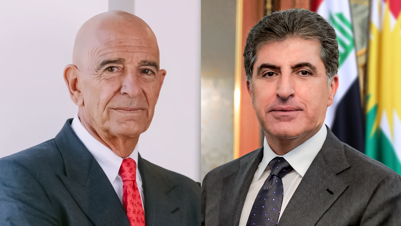 President Nechirvan Barzani receives a message from President Donald Trump