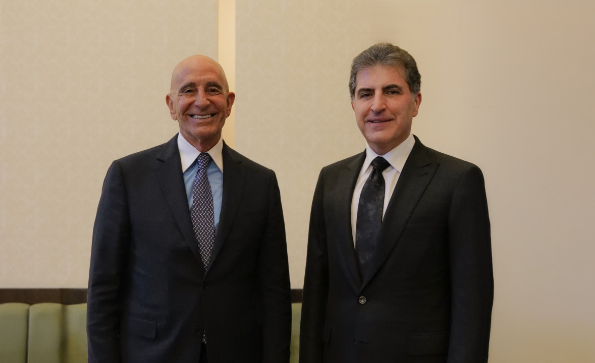 سەرۆک نێچیرڤان بارزانی و نێردەی سەرۆک ترەمپ بۆ كاروبارى سووريا دۆخى ناوچه‌كه‌ تاوتوێ ده‌كه‌ن