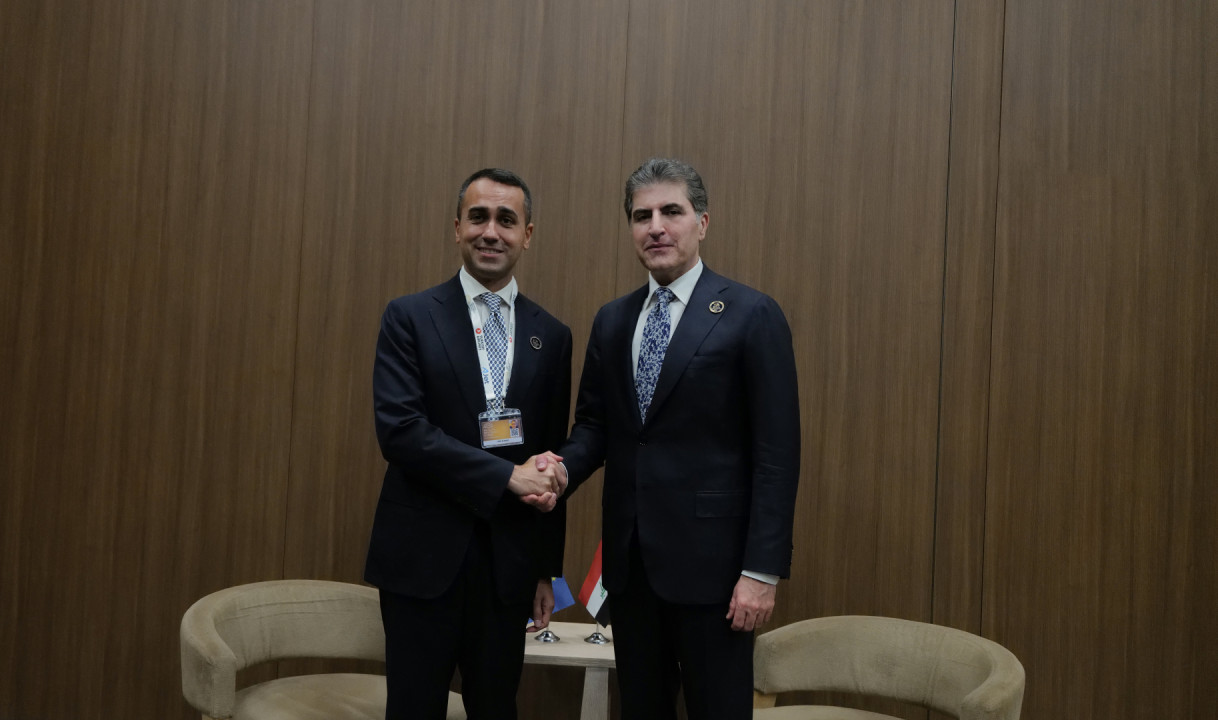 سەرۆک نێچیرڤان بارزانی و نوێنەری تایبەتی یەکێتیی ئەورووپا بۆ کاروباری کەنداو کۆبوونەوە