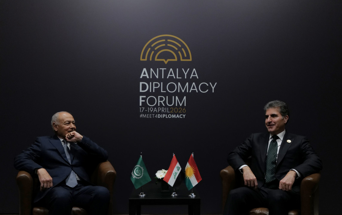 الرئيس نيجيرفان بارزاني يجتمع مع الأمين العام لجامعة الدول العربية