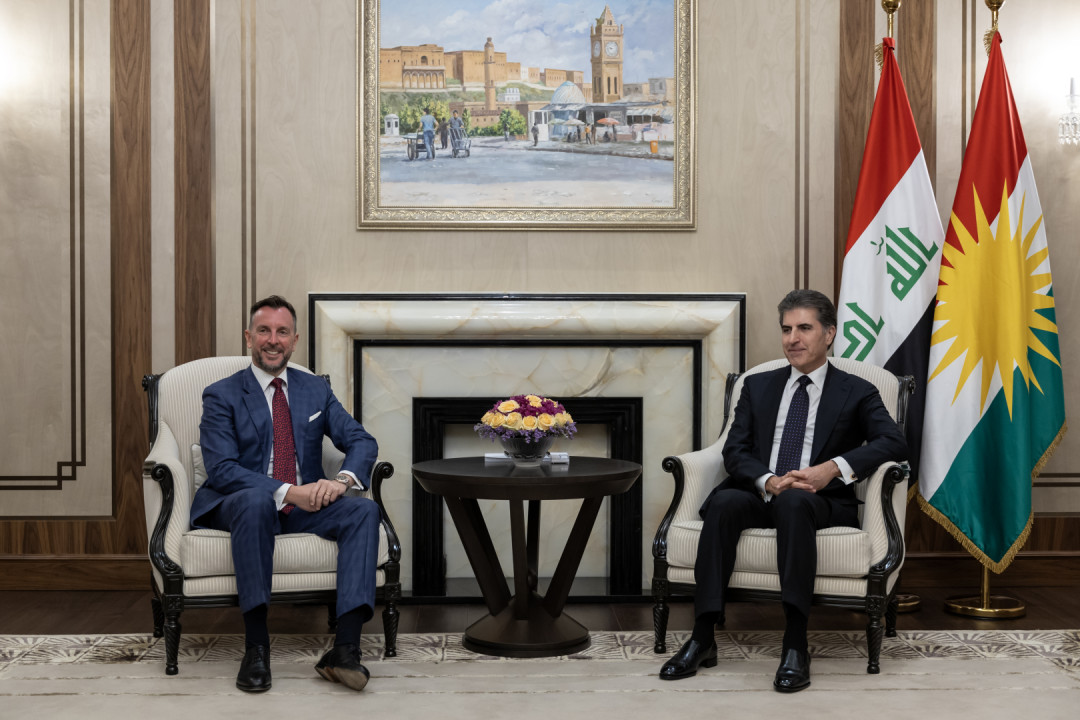 سەرۆک نێچیرڤان بارزانی لەگەڵ باڵیۆزی ئیتالیا کۆبووەوە