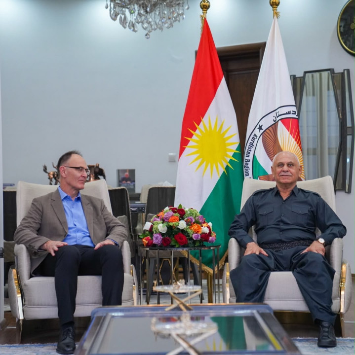 جێگری سەرۆک لەگەڵ شاندێکی سەربازیی ئەڵمانیا کۆبووەوە