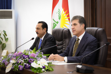 President Nechirvan Barzani Meets with the Governor of Erbil and the Local Administration