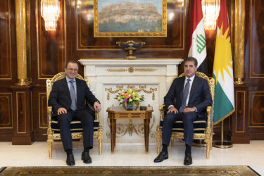 President Nechirvan Barzani Meets with the Russian Ambassador to Iraq