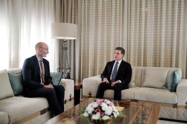 President Nechirvan Barzani Meets with UK Ambassador