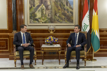 President Nechirvan Barzani Receives US Congressman Seth Moulton