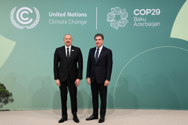 President Nechirvan Barzani attends the opening ceremony of COP29 in Baku