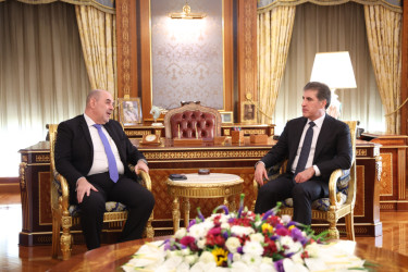 President Nechirvan Barzani welcomes the newly appointed Consul of Egypt