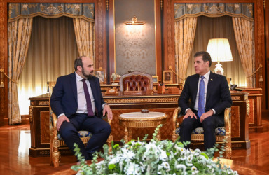 President Nechirvan Barzani welcomes new Ambassador of the Czech Republic