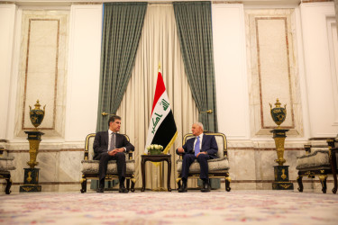 President Nechirvan Barzani meets President Abdul Latif Jamal Rashid