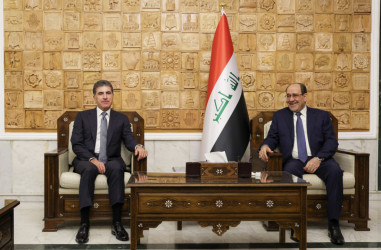 President Nechirvan Barzani and leader of the Sate of Law Coalition discuss developments in Iraq