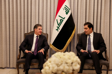 President Nechirvan Barzani meets leader of the Coalition of Al-Asas