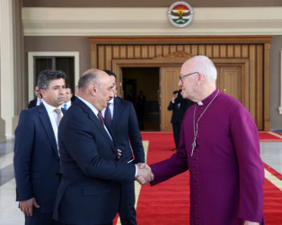 سەرۆکی دیوان لەگەڵ شاندێکی هاوبەشی کەنیسەکانی بەریتانیا و نەرویج کۆبووەوە