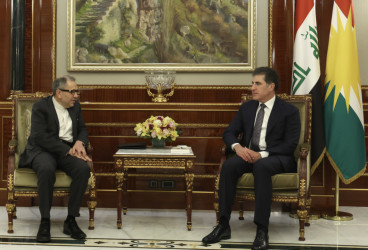 President Nechirvan Barzani holds discussions with Iranian Deputy Foreign Minister