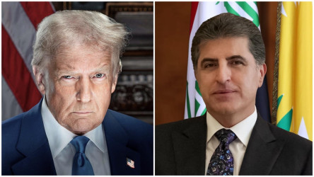 President Nechirvan Barzani receives a letter from President Donald Trump