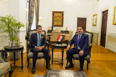 سەرۆک نێچیرڤان بارزانی و سەرۆکوەزیران ئهلسوودانی دیدارێکیان ئهنجامدا