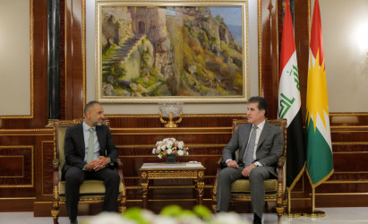 President Nechirvan Barzani meets with British Ambassador