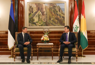 سهرۆك نێچيرڤان بارزانى لهگهڵ وهزيرى بهرگريى ئيستۆنيا كۆبووهوه