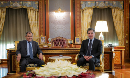 President Nechirvan Barzani meets with Ambassador of Kuwait
