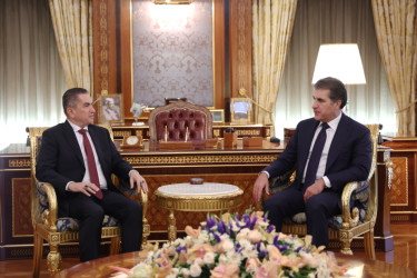 President Nechirvan Barzani receives Iraqi politician Adnan Al-Zurfi