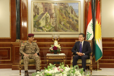 President Nechirvan Barzani receives the Chief of Staff of the Iraqi Armed Forces