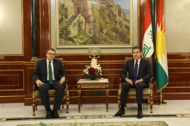 President Nechirvan Barzani receives the Ambassador of Türkiye