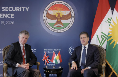 سەرۆک نێچیرڤان بارزانی و ڕاوێژکاری ئاسایشی نەتەوەییی بەریتانیا پەرەسەندنە ئەمنییەکان تاوتوێ دەکەن