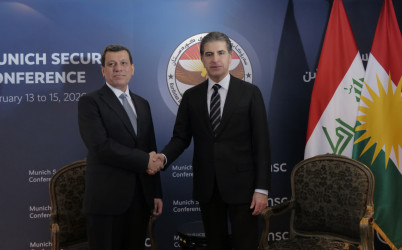 سەرۆک نێچیرڤان بارزانی و مەزڵووم عەبدی له‌ ميونشن كۆبوونه‌وه‌