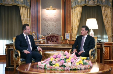 سەرۆک نێچیرڤان بارزانی و کونسوڵی گشتیی تورکیا کۆبوونەوە